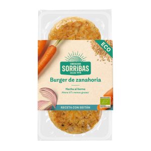 Hamburguesa Vegetal Zanahoria Seitan-Tofu BIO, 160g