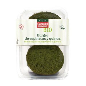 Hamburguesa Vegetal Espinacs-Quinoa BIO, 180g